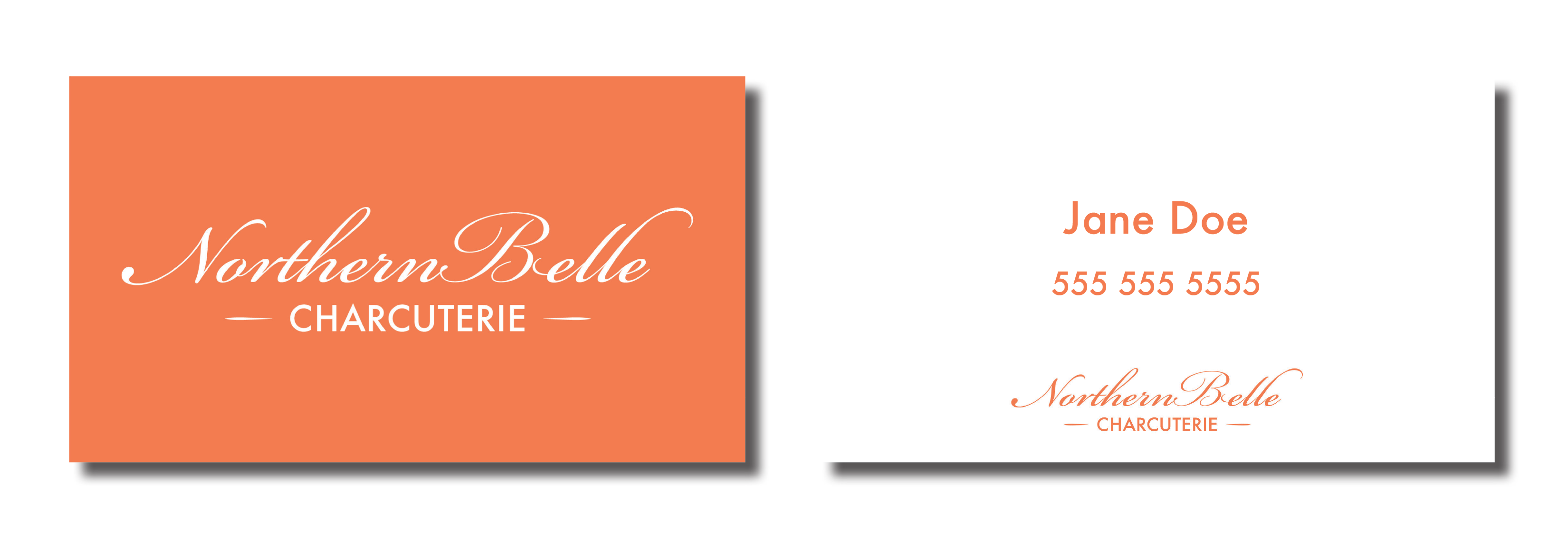 NorthernBelle Charcuterie business cards