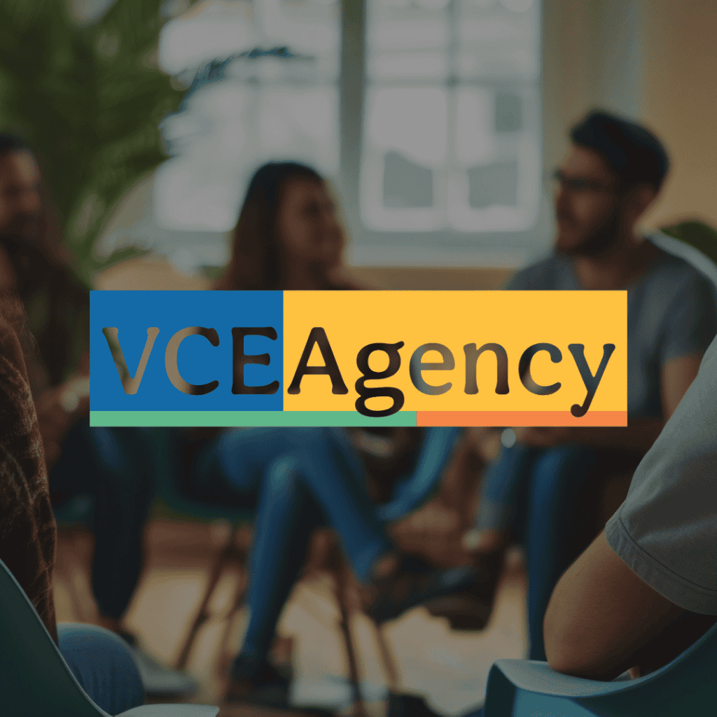 vceagency logo on image