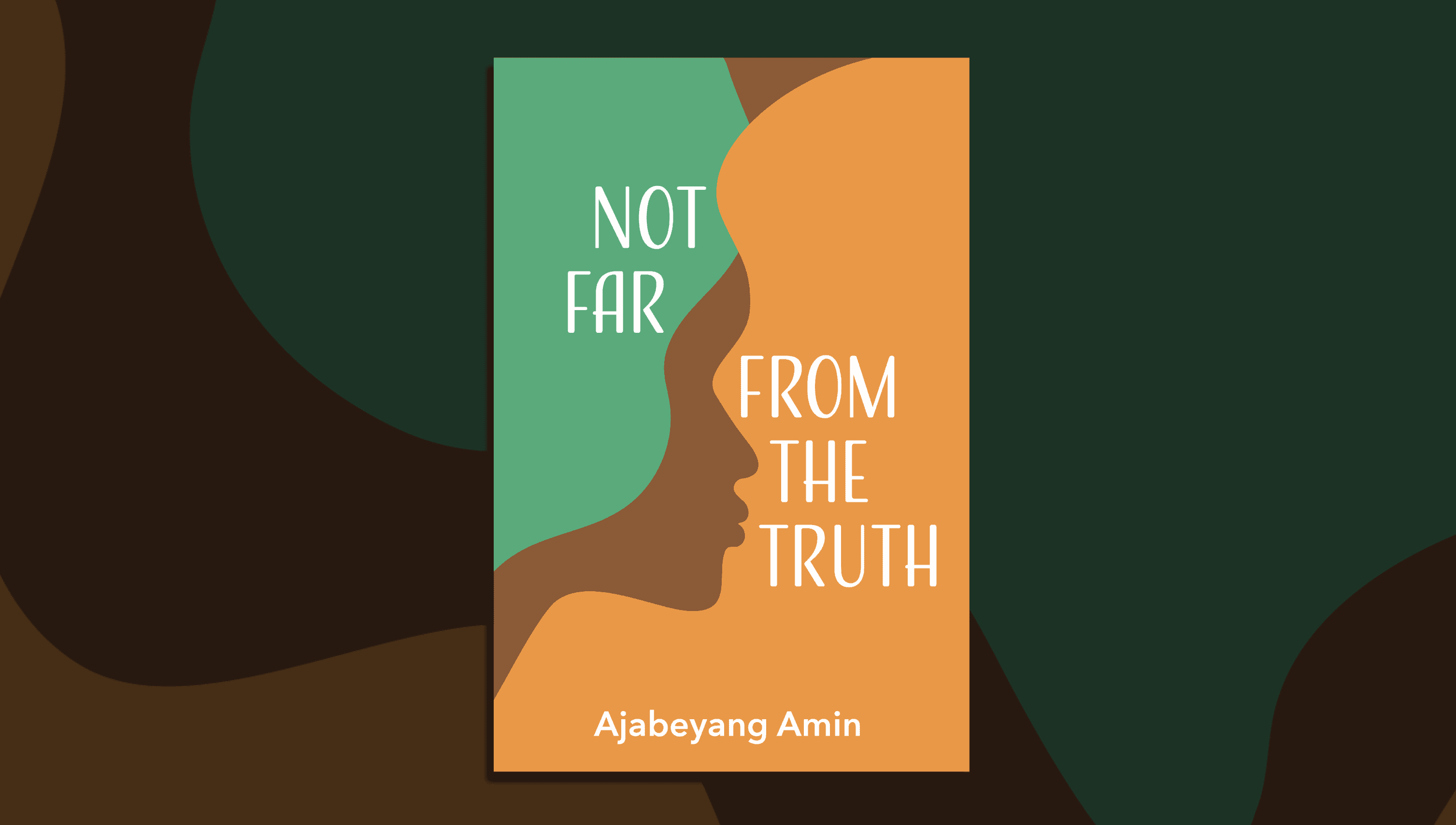 ajab amin book cover and website design